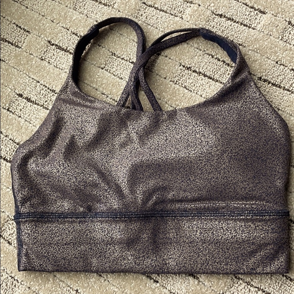 EUC lululemon bronze Energy sports bra